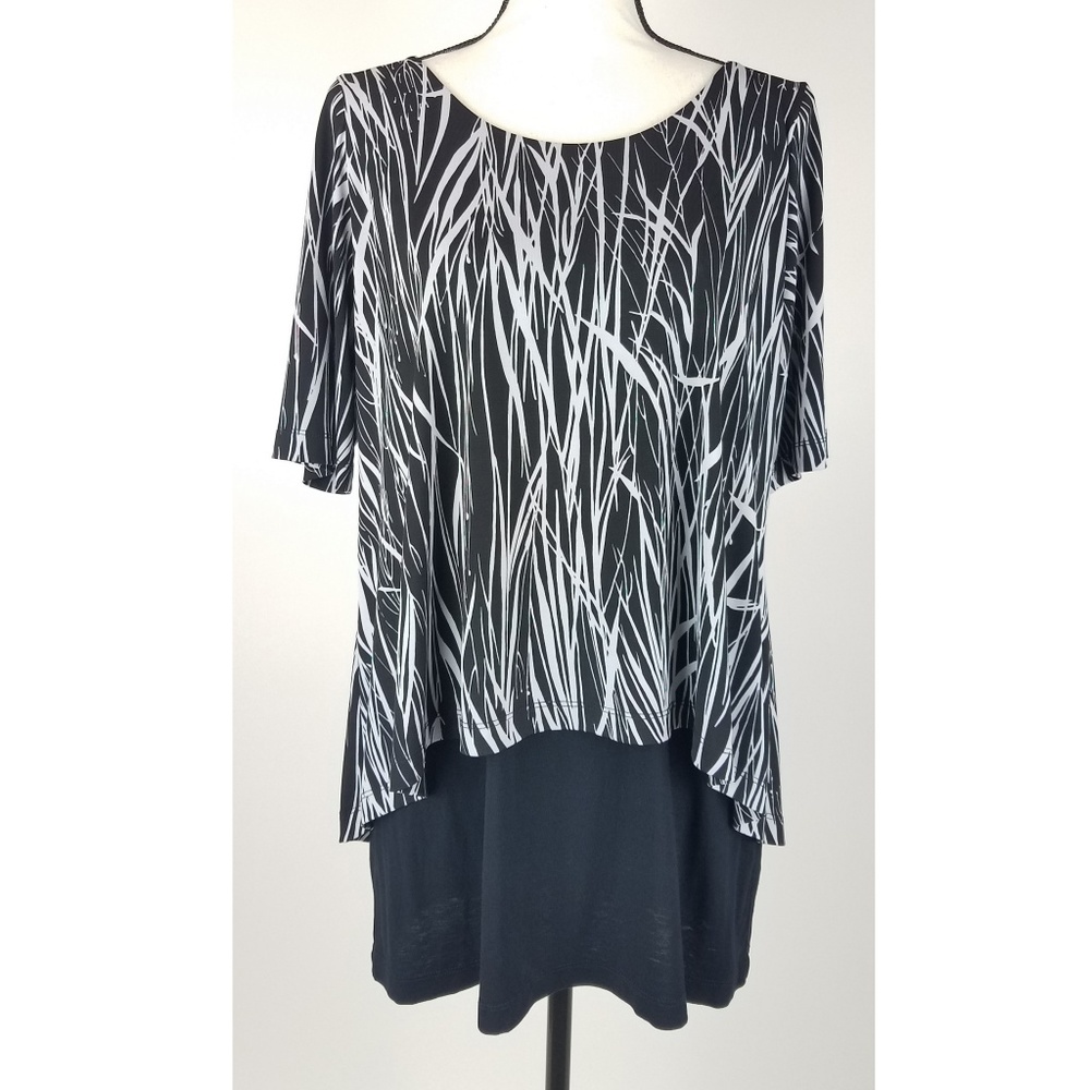 🎈 Karen Kane B&W Top szXL